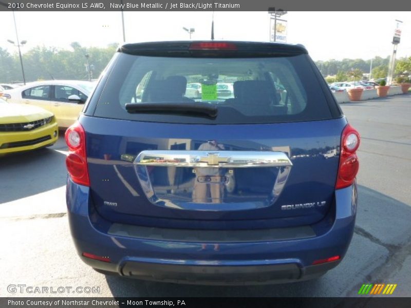 Navy Blue Metallic / Jet Black/Light Titanium 2010 Chevrolet Equinox LS AWD
