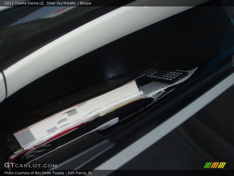 Silver Sky Metallic / Bisque 2011 Toyota Sienna LE