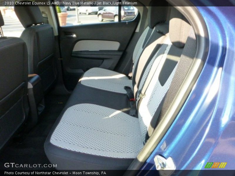 Navy Blue Metallic / Jet Black/Light Titanium 2010 Chevrolet Equinox LS AWD