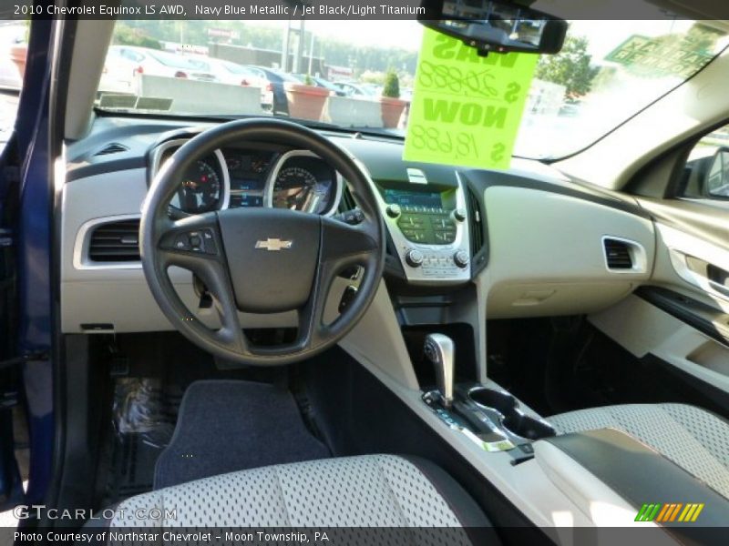 Navy Blue Metallic / Jet Black/Light Titanium 2010 Chevrolet Equinox LS AWD