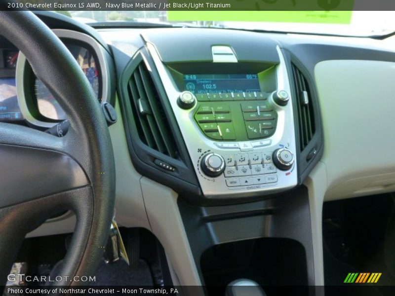 Navy Blue Metallic / Jet Black/Light Titanium 2010 Chevrolet Equinox LS AWD