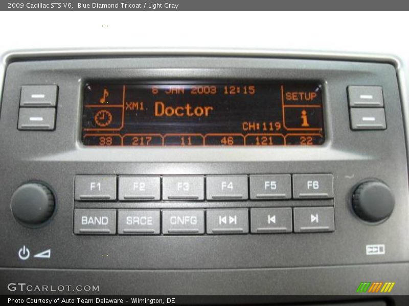 Blue Diamond Tricoat / Light Gray 2009 Cadillac STS V6