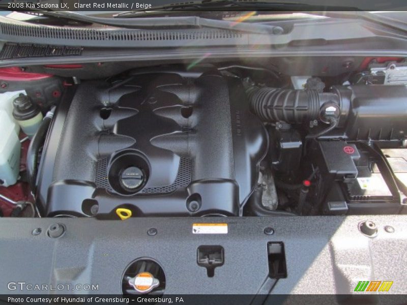 Claret Red Metallic / Beige 2008 Kia Sedona LX