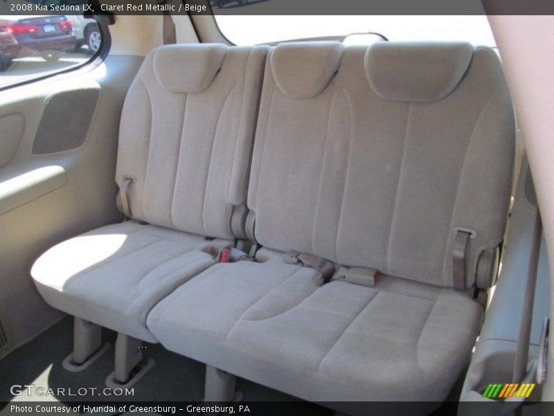 Claret Red Metallic / Beige 2008 Kia Sedona LX