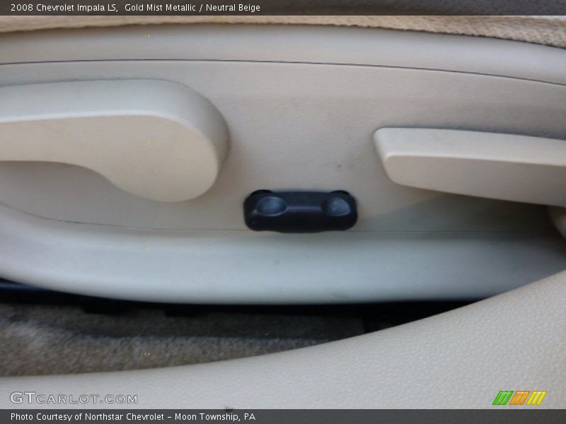 Gold Mist Metallic / Neutral Beige 2008 Chevrolet Impala LS