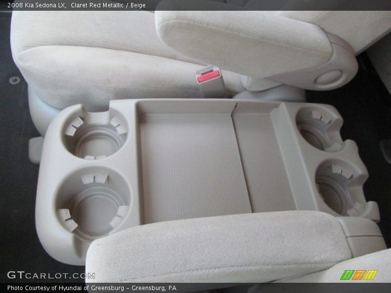 Claret Red Metallic / Beige 2008 Kia Sedona LX