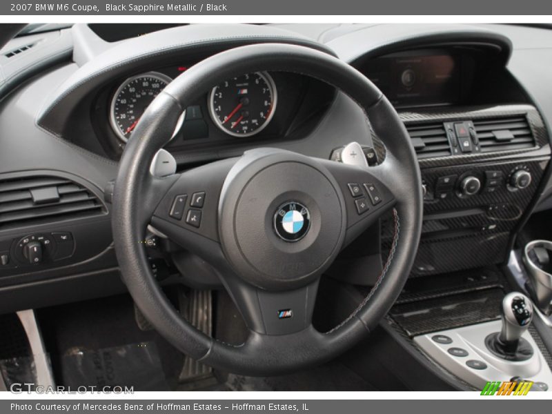 Black Sapphire Metallic / Black 2007 BMW M6 Coupe