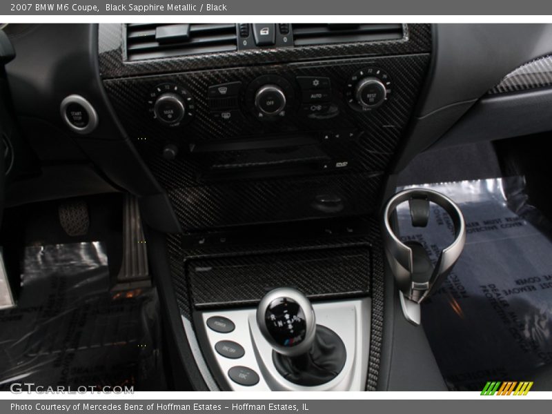 Black Sapphire Metallic / Black 2007 BMW M6 Coupe