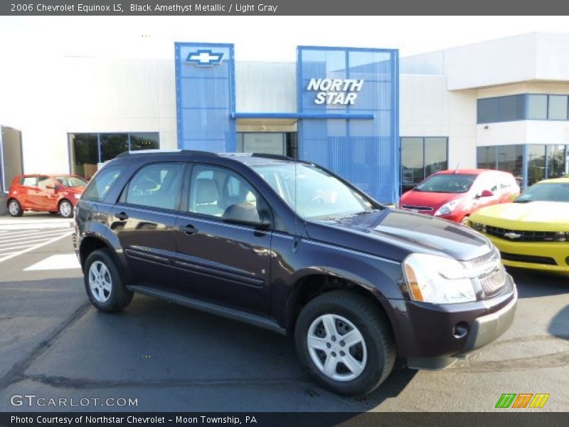 Black Amethyst Metallic / Light Gray 2006 Chevrolet Equinox LS