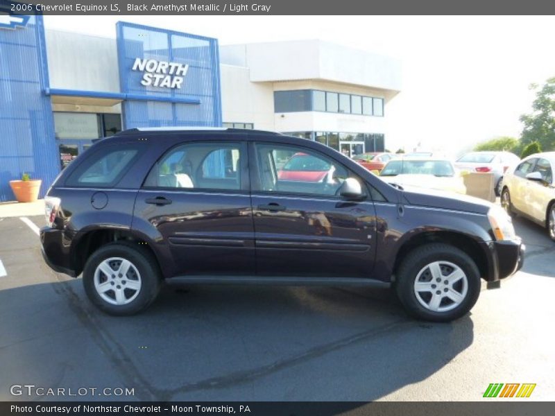 Black Amethyst Metallic / Light Gray 2006 Chevrolet Equinox LS