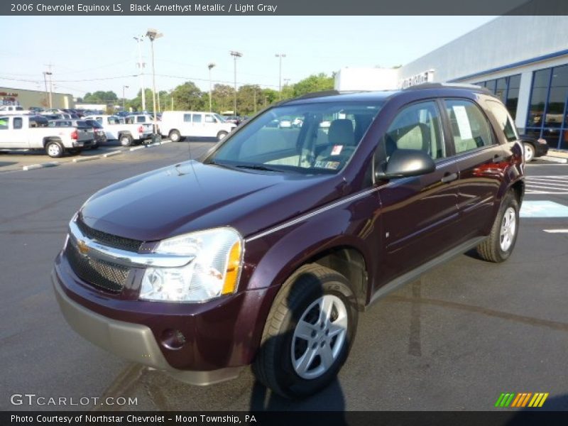 Black Amethyst Metallic / Light Gray 2006 Chevrolet Equinox LS