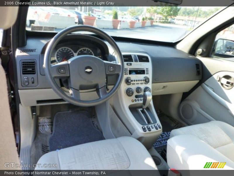 Black Amethyst Metallic / Light Gray 2006 Chevrolet Equinox LS