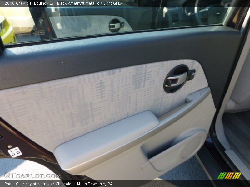 Black Amethyst Metallic / Light Gray 2006 Chevrolet Equinox LS