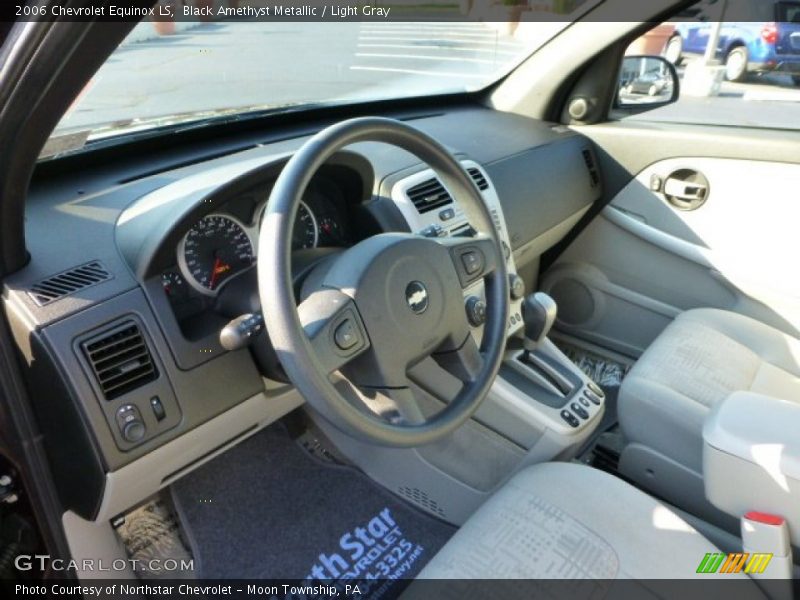 Black Amethyst Metallic / Light Gray 2006 Chevrolet Equinox LS