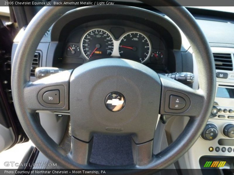 Black Amethyst Metallic / Light Gray 2006 Chevrolet Equinox LS