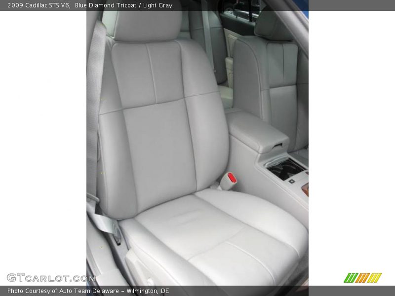 Blue Diamond Tricoat / Light Gray 2009 Cadillac STS V6