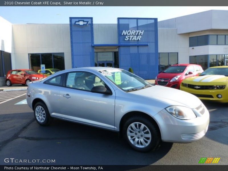 Silver Ice Metallic / Gray 2010 Chevrolet Cobalt XFE Coupe