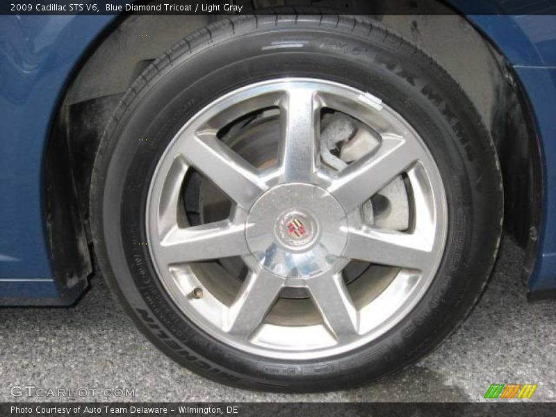Blue Diamond Tricoat / Light Gray 2009 Cadillac STS V6