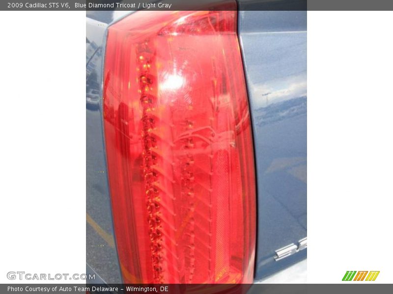 Blue Diamond Tricoat / Light Gray 2009 Cadillac STS V6