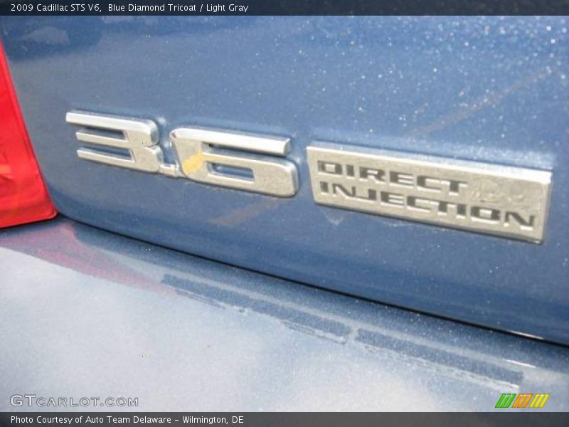 Blue Diamond Tricoat / Light Gray 2009 Cadillac STS V6