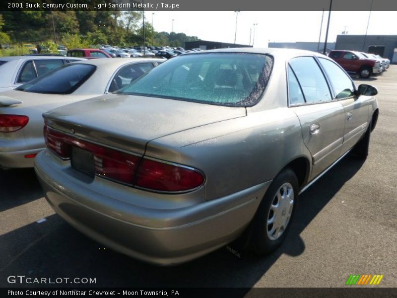 Light Sandrift Metallic / Taupe 2001 Buick Century Custom