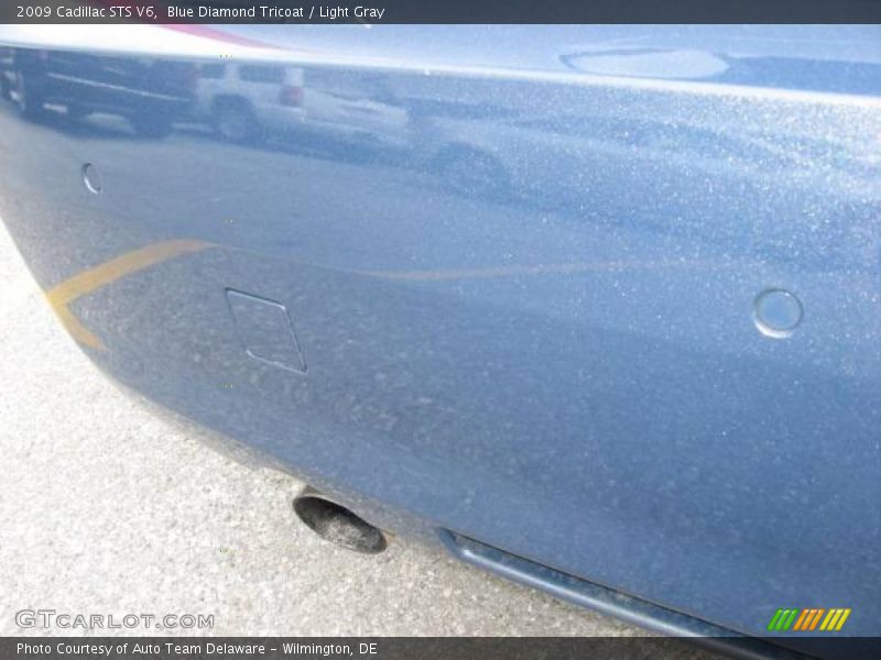 Blue Diamond Tricoat / Light Gray 2009 Cadillac STS V6