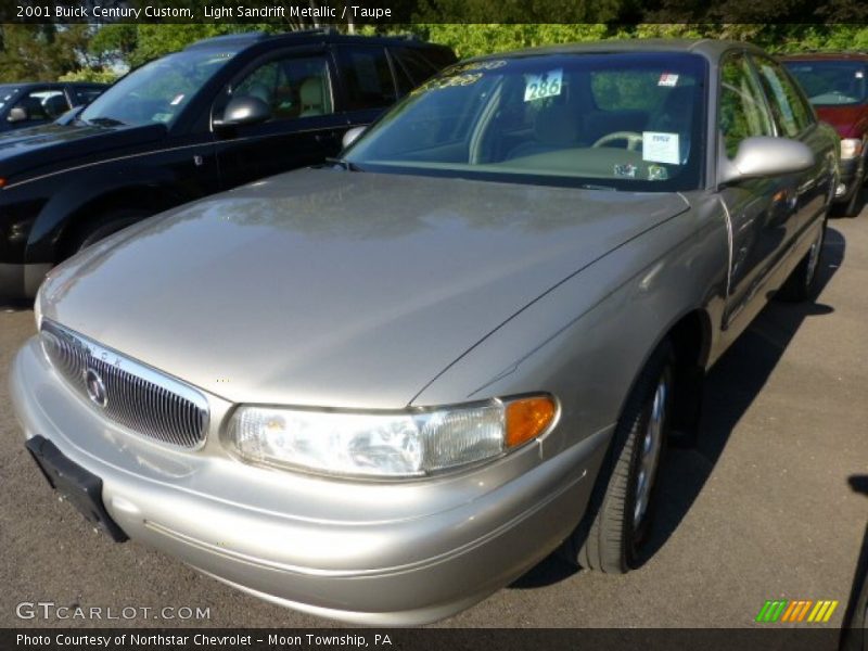 Light Sandrift Metallic / Taupe 2001 Buick Century Custom