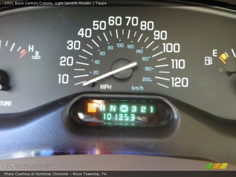 Light Sandrift Metallic / Taupe 2001 Buick Century Custom