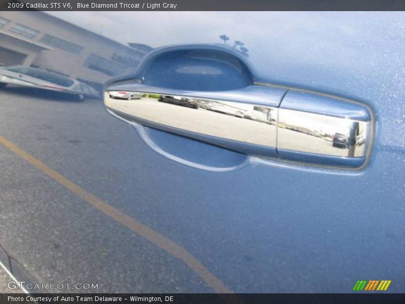 Blue Diamond Tricoat / Light Gray 2009 Cadillac STS V6