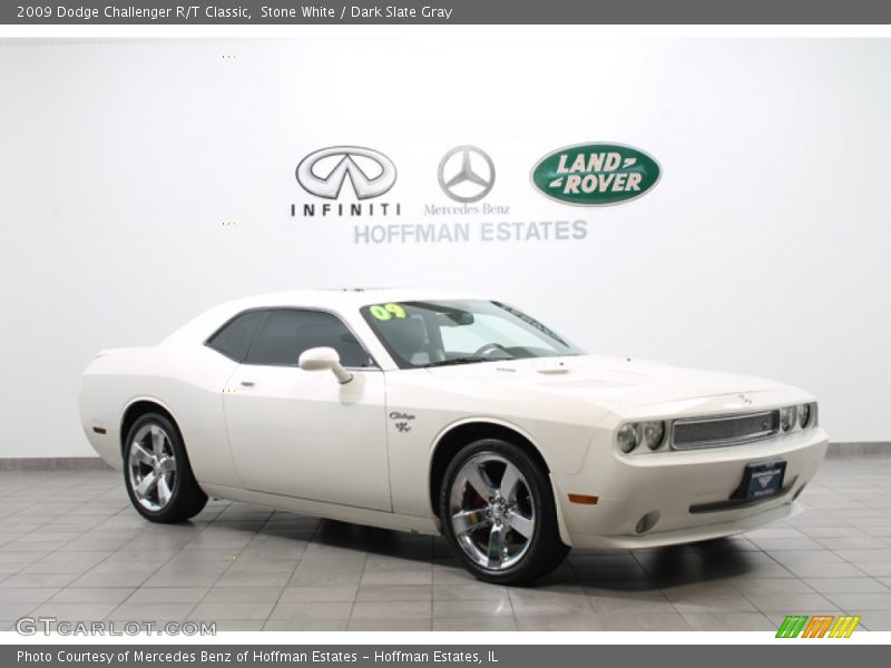 Stone White / Dark Slate Gray 2009 Dodge Challenger R/T Classic