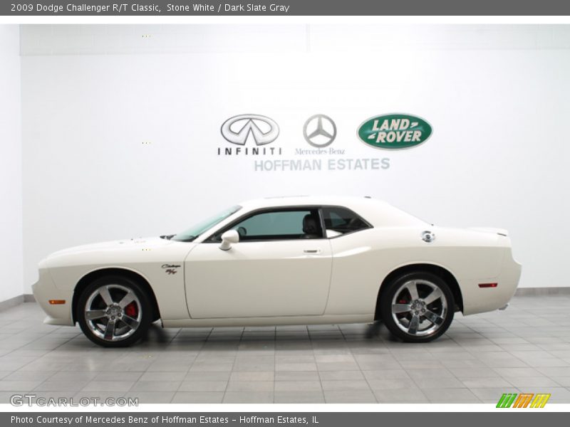 Stone White / Dark Slate Gray 2009 Dodge Challenger R/T Classic