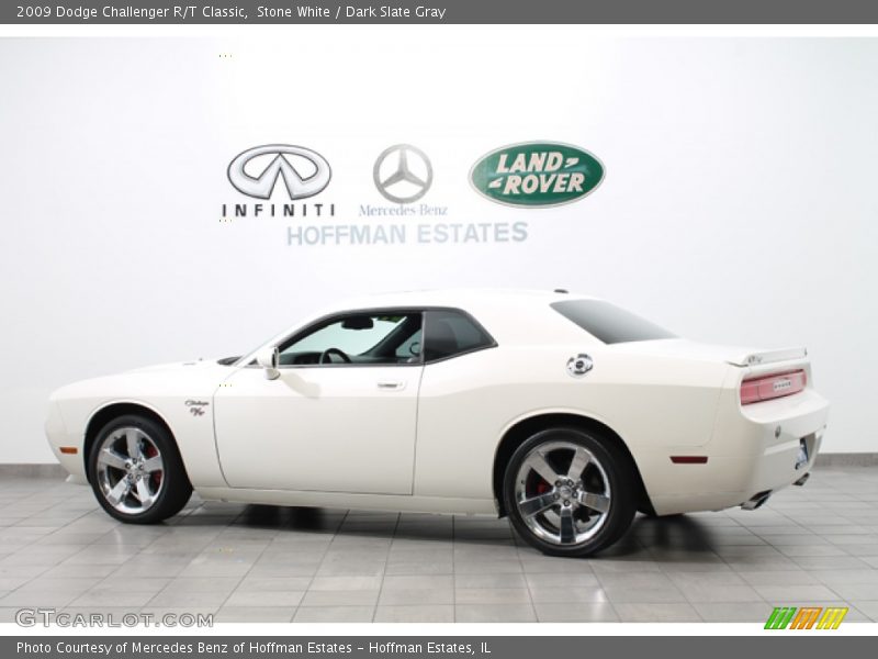 Stone White / Dark Slate Gray 2009 Dodge Challenger R/T Classic