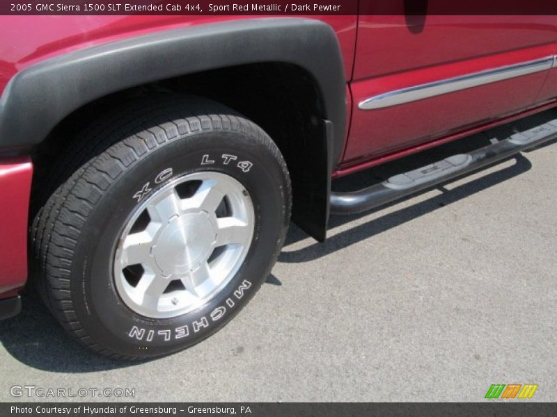 Sport Red Metallic / Dark Pewter 2005 GMC Sierra 1500 SLT Extended Cab 4x4