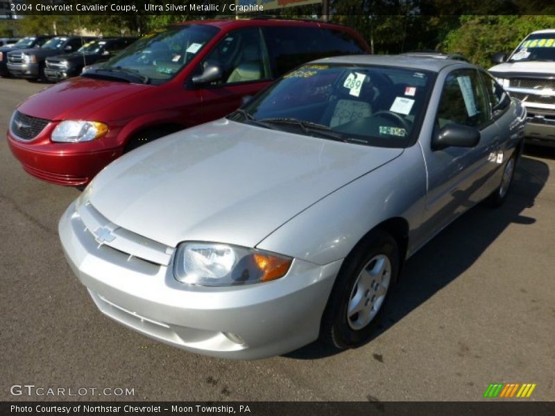 Ultra Silver Metallic / Graphite 2004 Chevrolet Cavalier Coupe