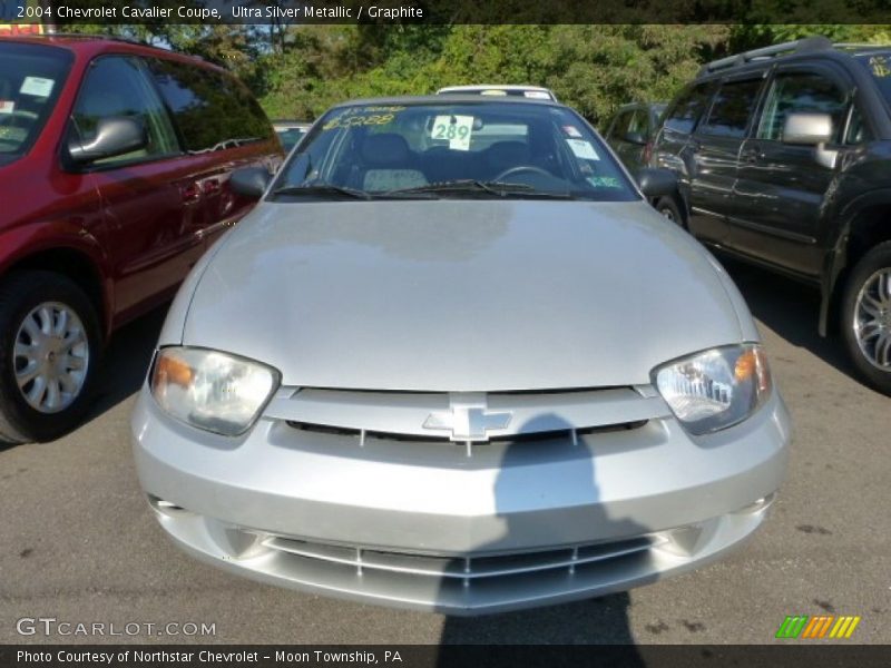 Ultra Silver Metallic / Graphite 2004 Chevrolet Cavalier Coupe