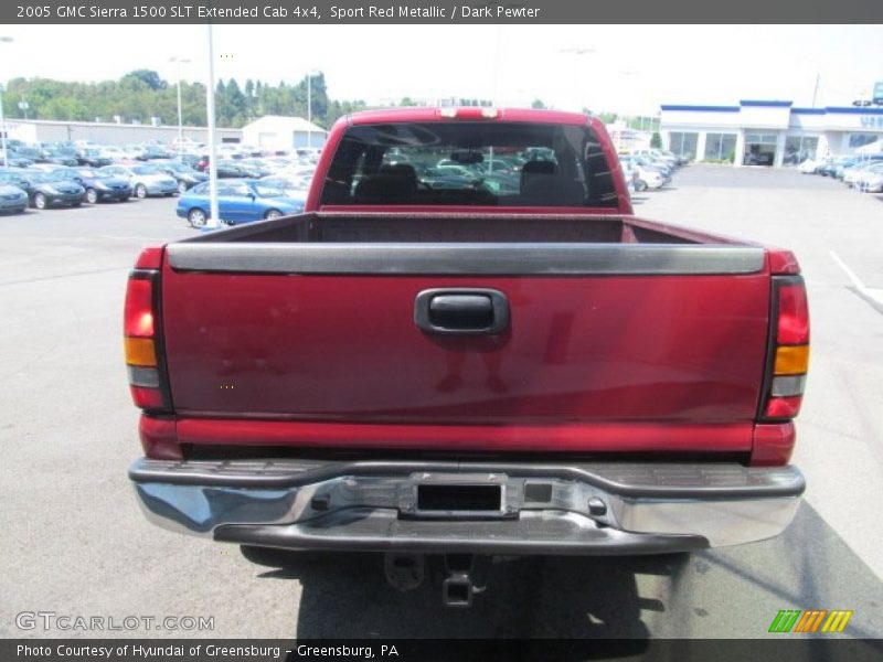 Sport Red Metallic / Dark Pewter 2005 GMC Sierra 1500 SLT Extended Cab 4x4