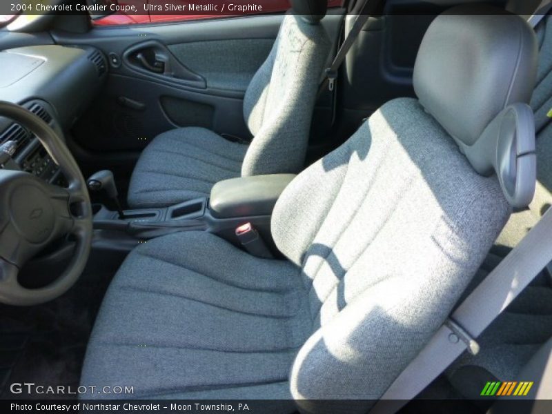 Ultra Silver Metallic / Graphite 2004 Chevrolet Cavalier Coupe