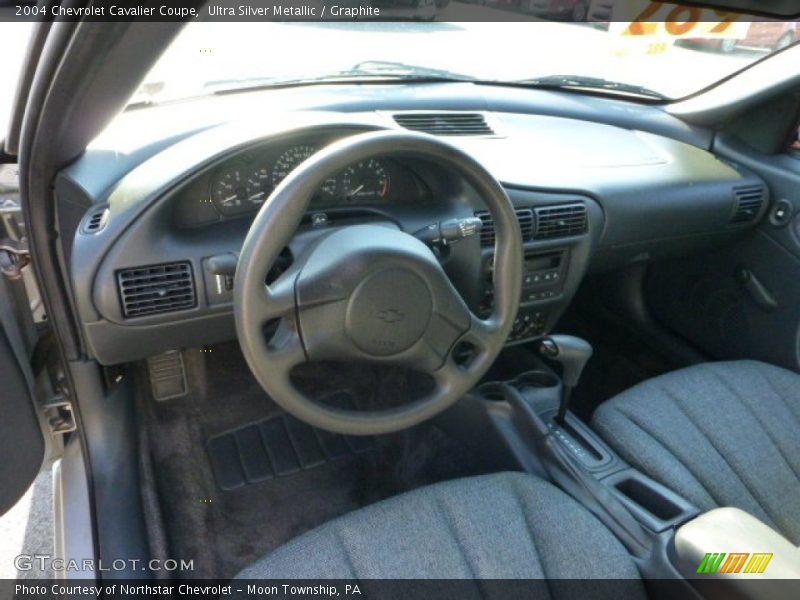 Ultra Silver Metallic / Graphite 2004 Chevrolet Cavalier Coupe