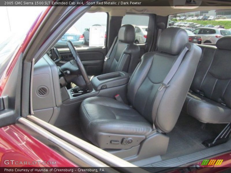 Sport Red Metallic / Dark Pewter 2005 GMC Sierra 1500 SLT Extended Cab 4x4