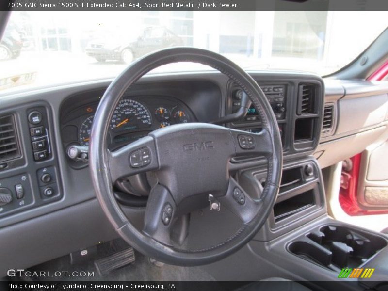 Sport Red Metallic / Dark Pewter 2005 GMC Sierra 1500 SLT Extended Cab 4x4