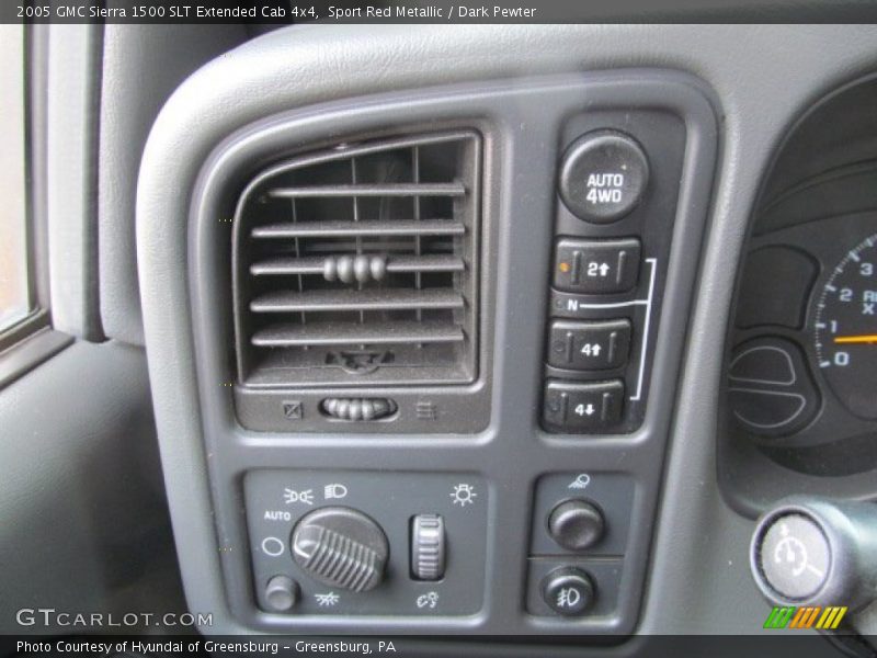 Sport Red Metallic / Dark Pewter 2005 GMC Sierra 1500 SLT Extended Cab 4x4