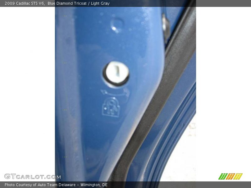 Blue Diamond Tricoat / Light Gray 2009 Cadillac STS V6