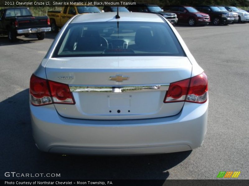 Silver Ice Metallic / Jet Black/Medium Titanium 2013 Chevrolet Cruze LS