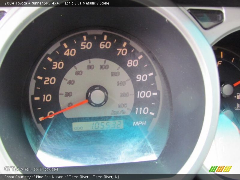 Pacific Blue Metallic / Stone 2004 Toyota 4Runner SR5 4x4