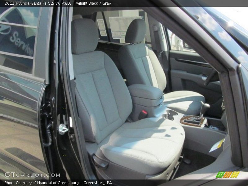 Twilight Black / Gray 2012 Hyundai Santa Fe GLS V6 AWD