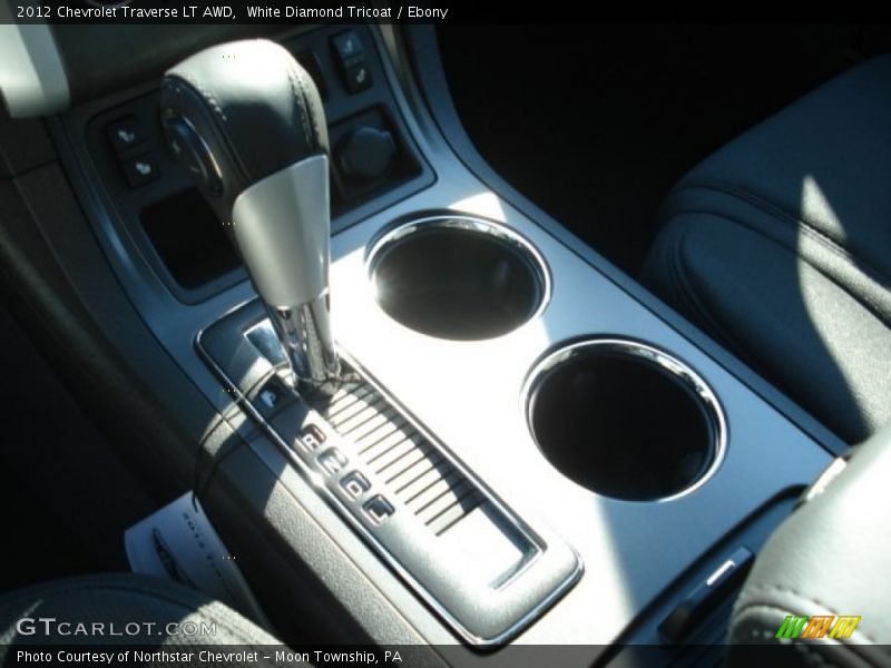 White Diamond Tricoat / Ebony 2012 Chevrolet Traverse LT AWD
