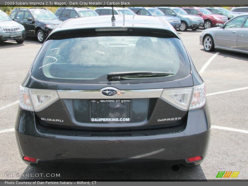 Dark Gray Metallic / Carbon Black 2009 Subaru Impreza 2.5i Wagon