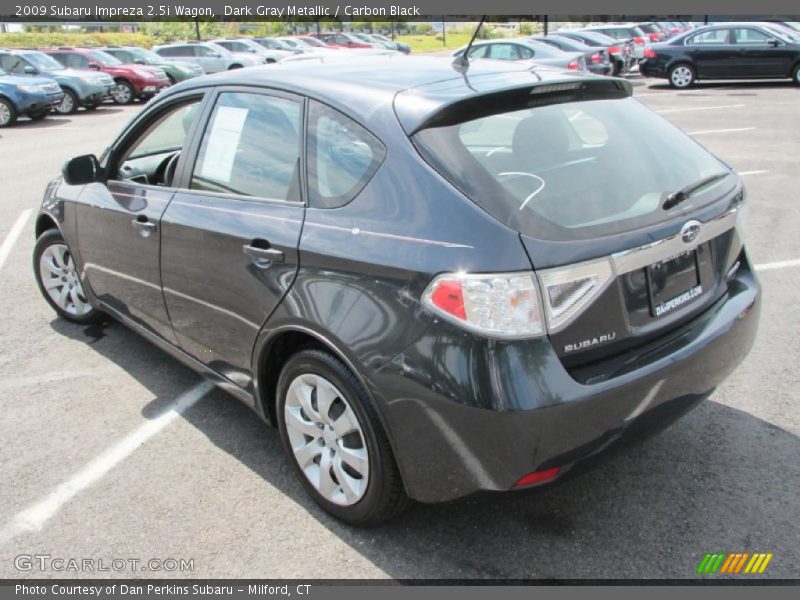 Dark Gray Metallic / Carbon Black 2009 Subaru Impreza 2.5i Wagon