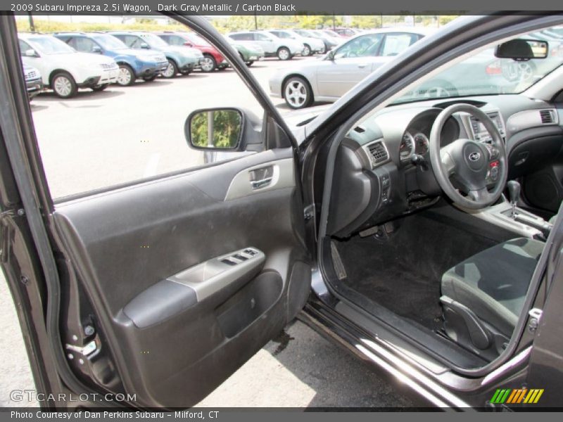 Dark Gray Metallic / Carbon Black 2009 Subaru Impreza 2.5i Wagon