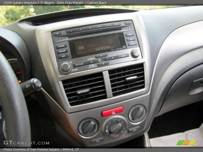 Dark Gray Metallic / Carbon Black 2009 Subaru Impreza 2.5i Wagon